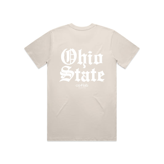 Men's Gothic Print Classic Crop Tee