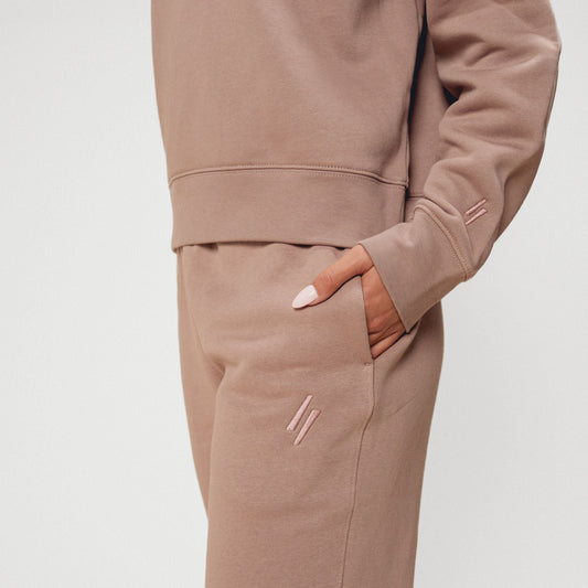 Co//lab Off-Duty Crewneck in Hazy Pink