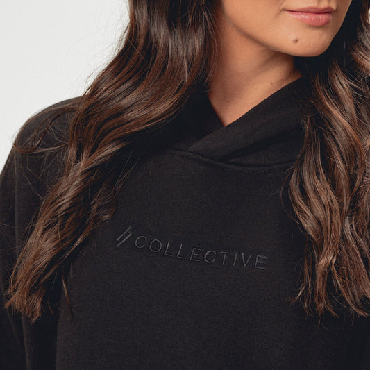 Co//lab Off-Duty Hoodie in Black