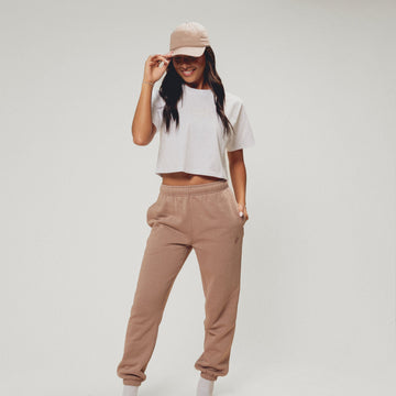 Co//lab Off-Duty Jogger Sweatpants in Hazy Pink