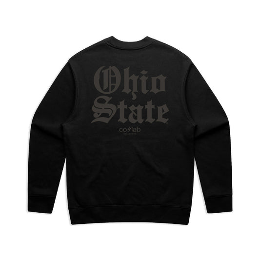 Ohio State Men's Gothic Print Crewneck